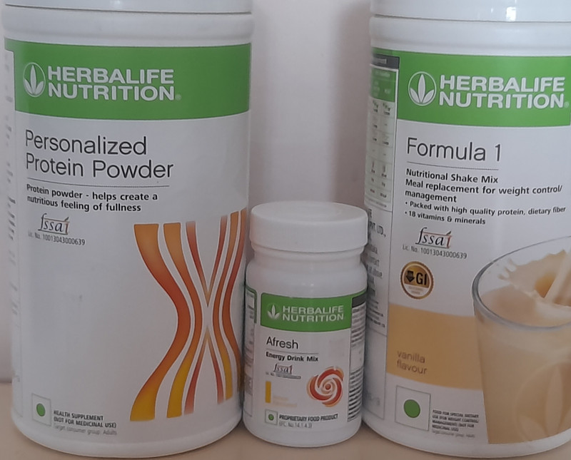 HERBALIFE Formula1, afresh energy drink Sports Drink(3x316.67 g, Vanilla, lemon Flavored)