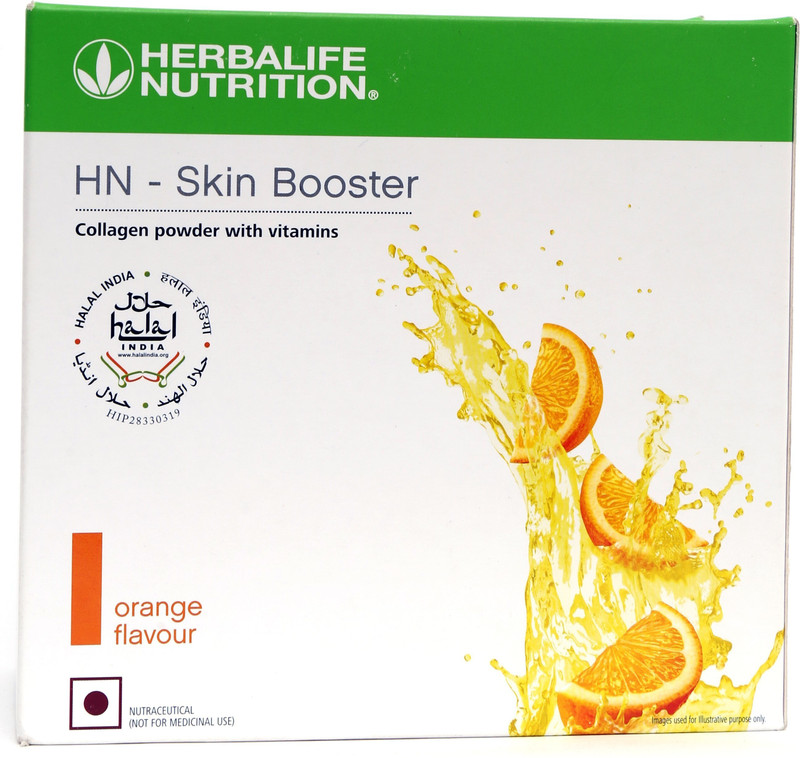 Herbalife Nutrition SKIN BOOSTER COLLAGEN PROTEIN POWDER (1 PACK OF 30 POUCH) Nutrition Drink(300 g, ORANGE Flavored)
