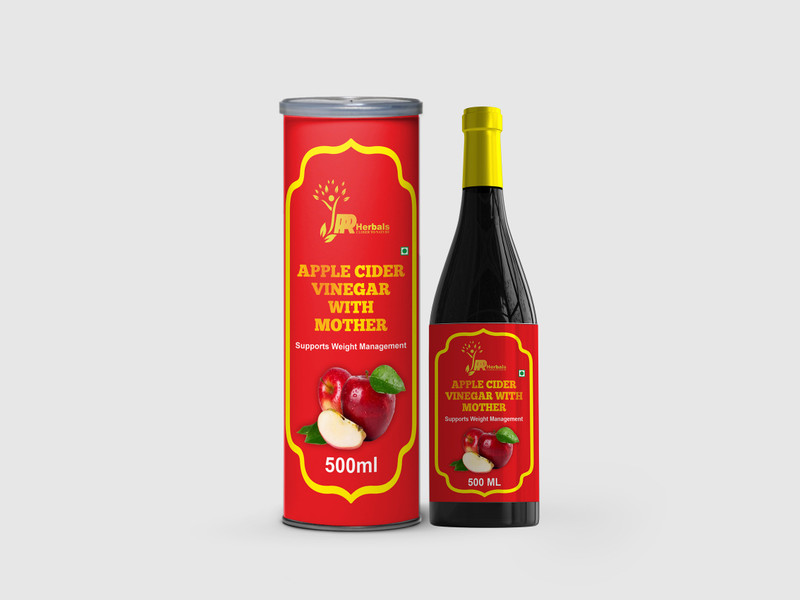 pr herbals APPLE CIDER VINEGAE WITH MOTHER Apple Cider Vinegar(500 ml, APPLE Flavored)