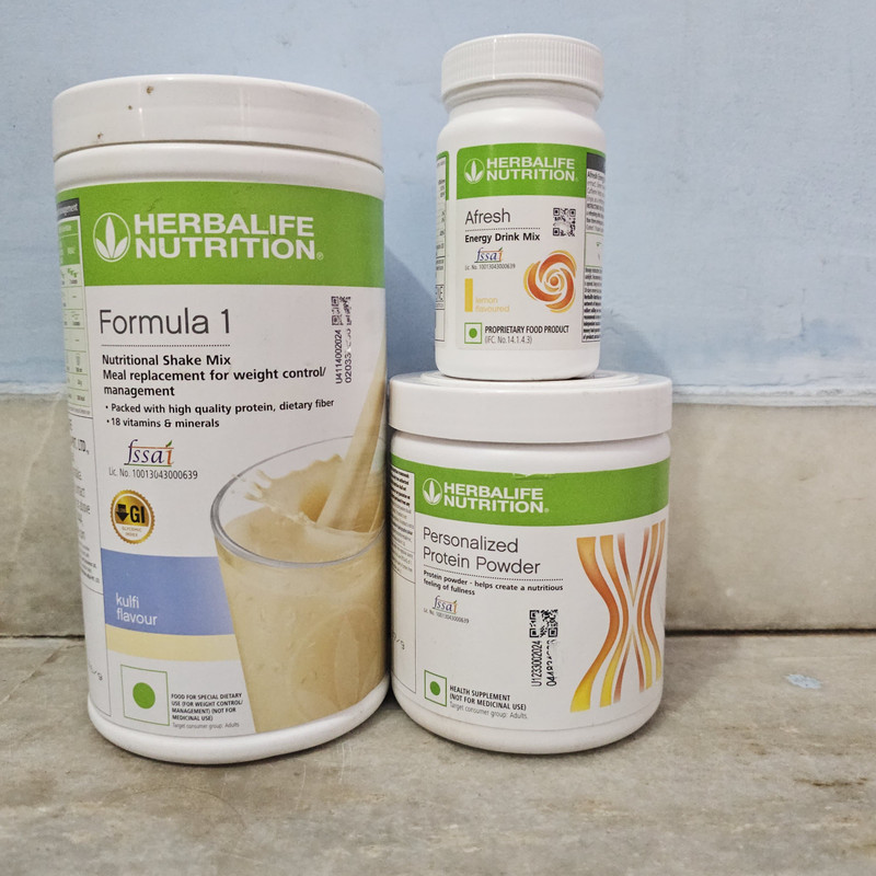 HERBALIFE FORMULA 1 KULFI SHAKE, PPP200GM,ENERGY DRINK GINGER WITH SHAKEMATE 500GM Nutrition Drink(1.25 kg, KULFI, GINGER Flavored)
