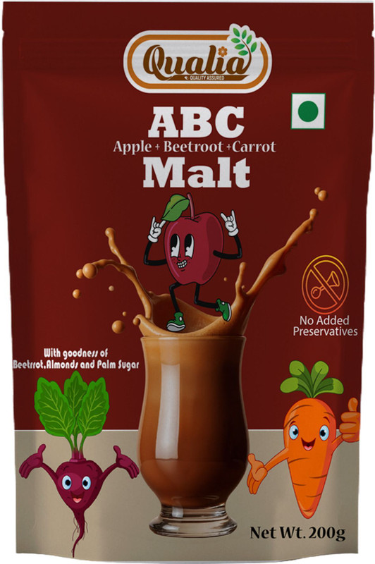 qualia ABC Malt Nutrition Drink(200 g, Characterstic Flavored)