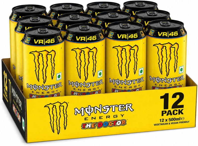 Savoy Impex Monster Energy Doctor, 500ml (Pack Of 12) Energy Drink(12x500 ml, The Doctor Flavored)