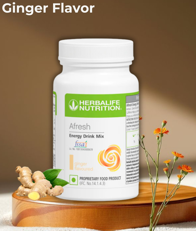 HERBALIFE Afresh Ginger Energy – Pure Ginger Power for Ultimate Focus Sports Drink(50 g, Ginger Flavored)