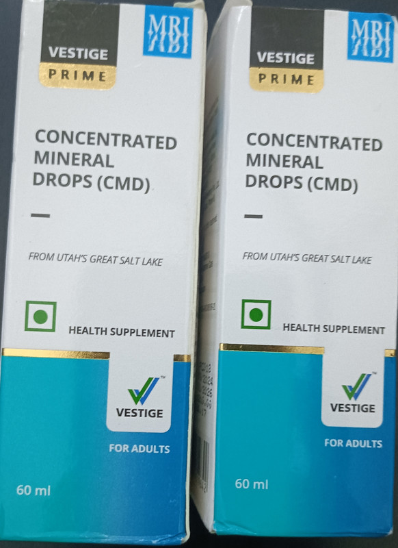 Vestige Concentrate Mineral Drops CMD - 60ml*2 Nutrition Drink(60 ml, Unflavored Flavored)