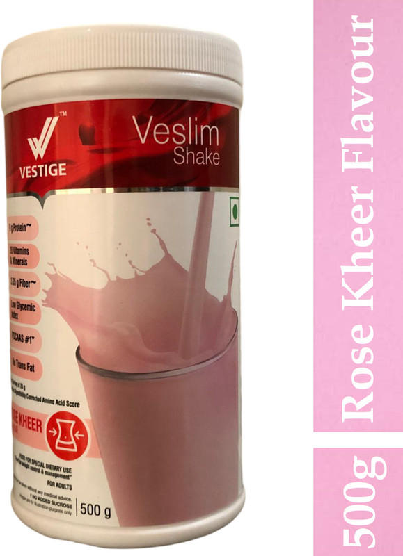 Vestige Veslim Rose Kheer Shake for Weight control & Management Nutrition Drink(500 g, Rose Kheer Flavored)