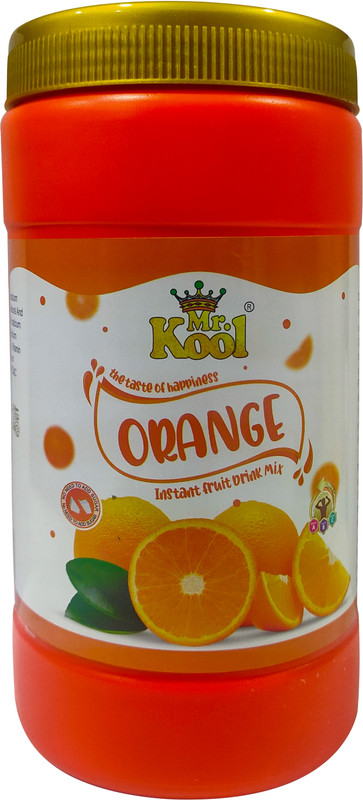 Mr.Kool Instant Drink Powder Orange 1 Kg Jar, Provides Instant Energy, Vitamin C Sports Drink(1 kg, Orange Flavored)