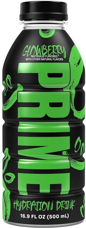 Prime Drink By Logan Paul New Edition Glowberry Naturally Flavored Energy Drink Hydration Drink(500 ml, Glowberry Flavored)