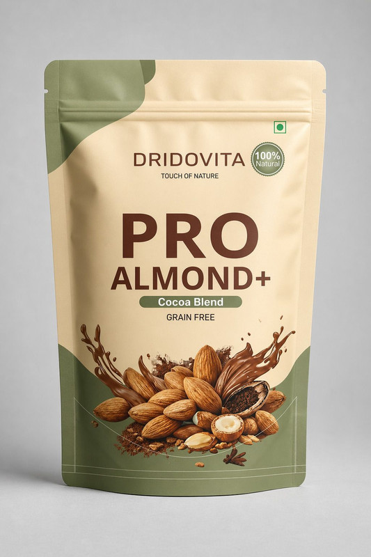 dridovita Pro almond+ Nutrition Drink(250 g, chocolet Flavored)