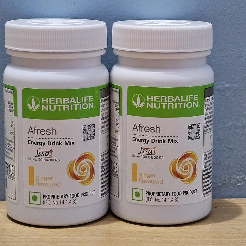 HERBALIFE ENERGY DRINK GINGER KASHMIRI KAHWA AFRESH Sports Drink(100 ml, GINGER KASHMIRI KAHWA Flavored)