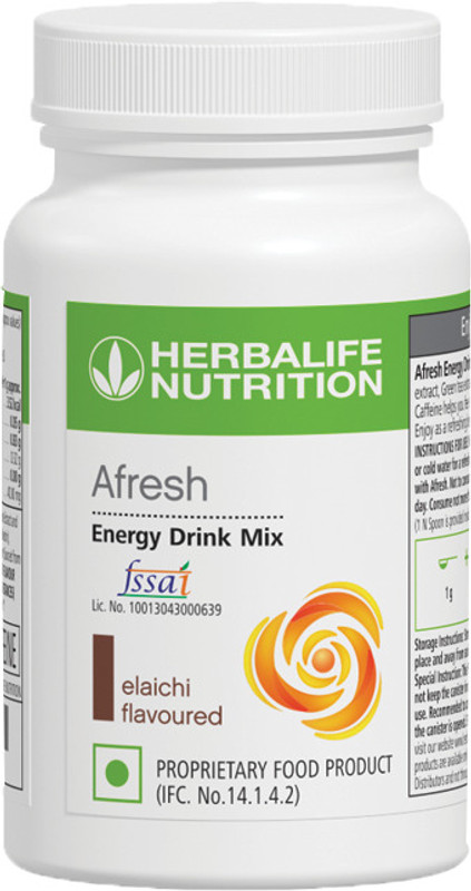 HERBALIFE AFRESH ENERGY DRINK ELAICHI FLVOUR- 50GM ELAICHI Powder(50 g)