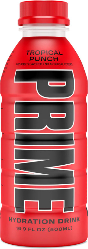 Prime By Logan Paul and KSI Sports Hydration Drink(500 ml, Tropical Punch Flavored)