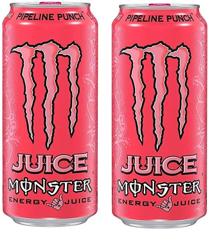 Monster Pineapple Punch Energy Drink Sports Drink(2x500 ml, Pipeline Punch Flavored)