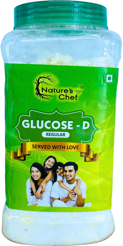 Nature's Chef Glucose-D Energy Drink Powder – Instant Energy & Refreshing Orange Flavour Sports Drink(200 g, Orange Flavored)
