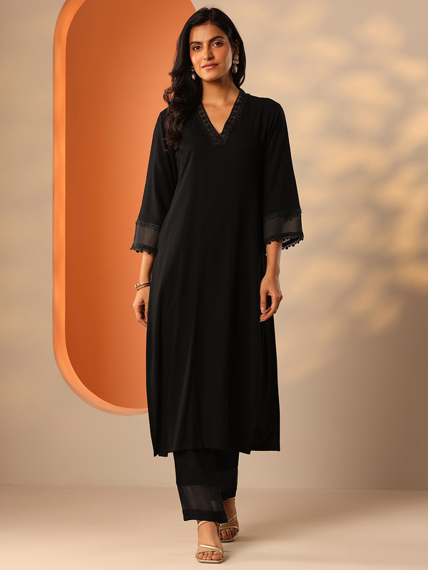 Libas Women Kurti Pant Set