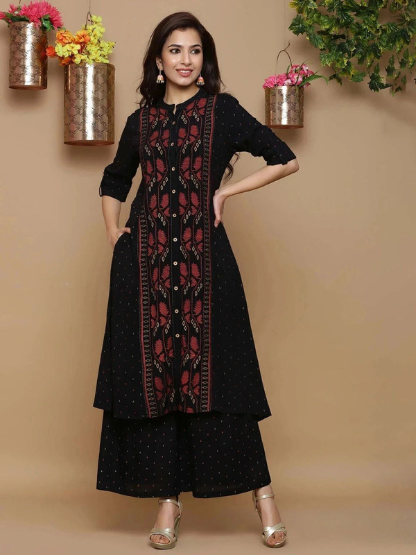 Fashiontrand Women Kurti Palazzo Set