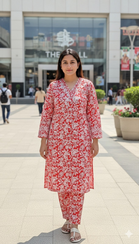 nisba Women Kurti Palazzo Set