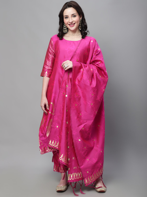 Vredevogel Women Kurta Pant Dupatta Set