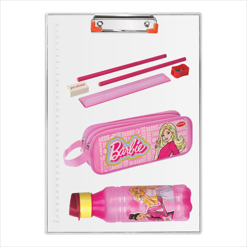 Pratap Exam Pad Kit ( Super Strong ) , Barbie(Set of 8, Pink)