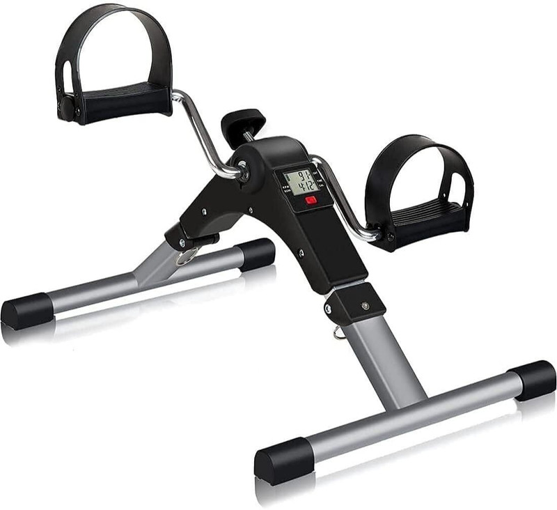 Aruklie Foldable Mini Fitness Cycle Pedal Exerciser Bike With Digital Display Meter Indoor Cycles Exercise Bike(Multicolor)