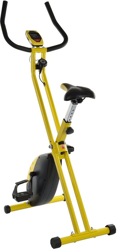 IRIS Fitness X-Bike with 5 Kg Flywheel, 120 Kgs Weight Capacity Folding Bike Exercise Bike(Yellow)