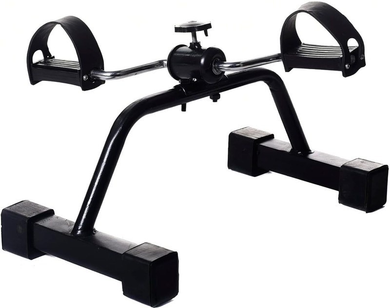 IRIS Mini Portable Exercise Bike for Legs, Arms & Hands for Physical Therapy Dual-Action Stationary Exercise Bike(Black)