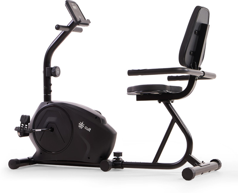 Cult SmartbikeBari (3.5kg Flywheel) Max Weight 110kg With Magnetic Resistance Recumbent Stationary Exercise Bike(Black)
