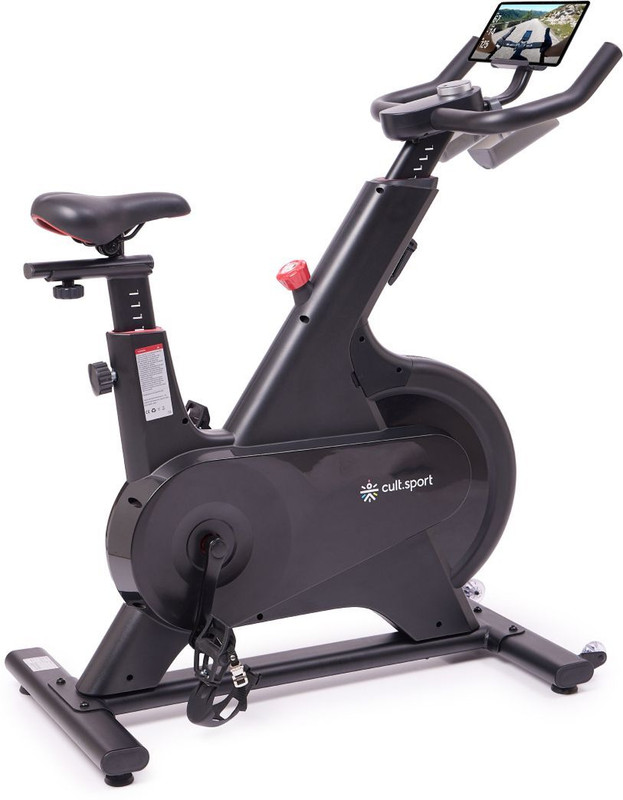 Cult Danville 6.5kg Flywheel,100Level Magnetic Resistance for HomeUse|6Month Warranty Upright Stationary Exercise Bike(Black, Grey)