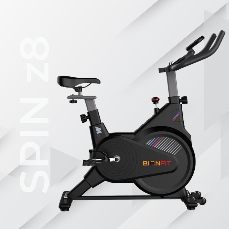 BIONFIT Spin z8 ApeXPro Magnetic Resistance Gym Cycle for Home, 7 Kg Flywheel, Cardio Spinner Exercise Bike(Black)