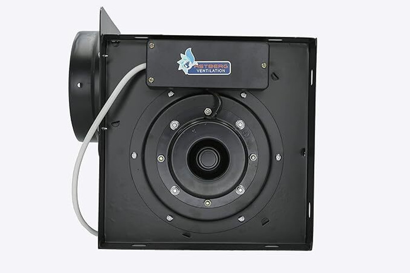 ASTBERG AHT 20-65(Kitchen inline fan/Kitchen duct fan/Kitchen exhaust 200 mm Exhaust Fan(BLACK)