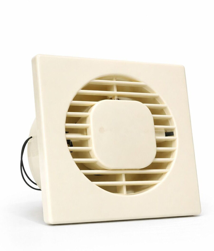 ishika Exhaust/Ventilation_4Inch_White_Axiel_Fan 2500 mm Exhaust Fan(Ivory)