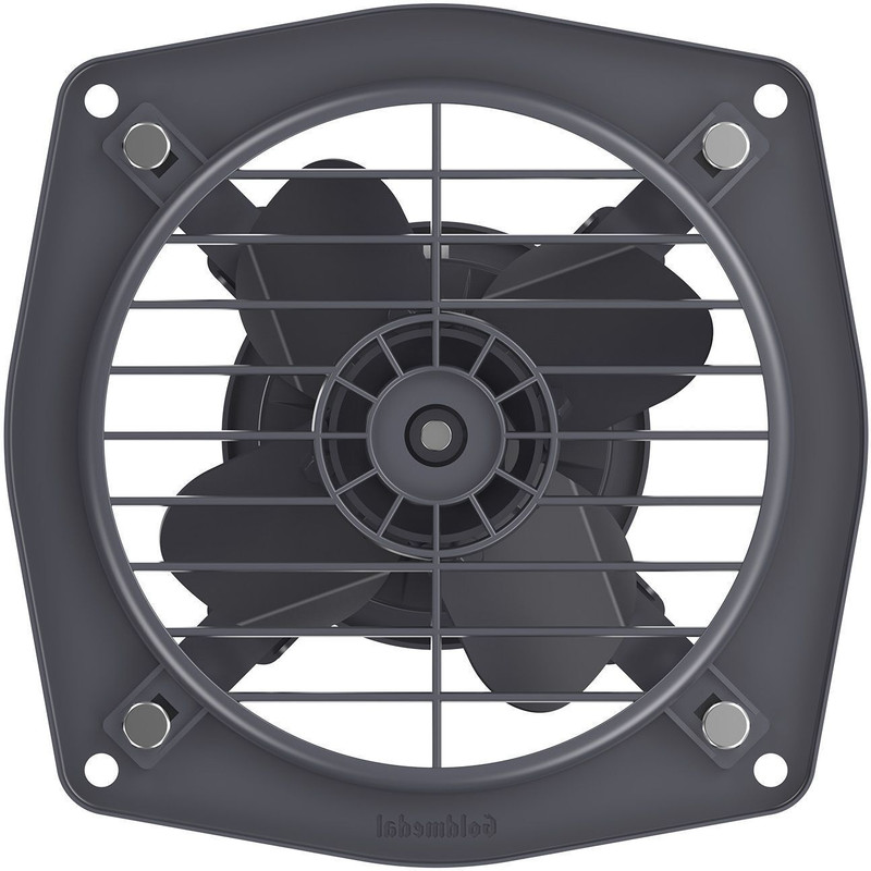 Goldmedal Rapido for Kitchen, Bathroom and Office with Air Suction - Grey 150 mm Exhaust Fan(Grey)