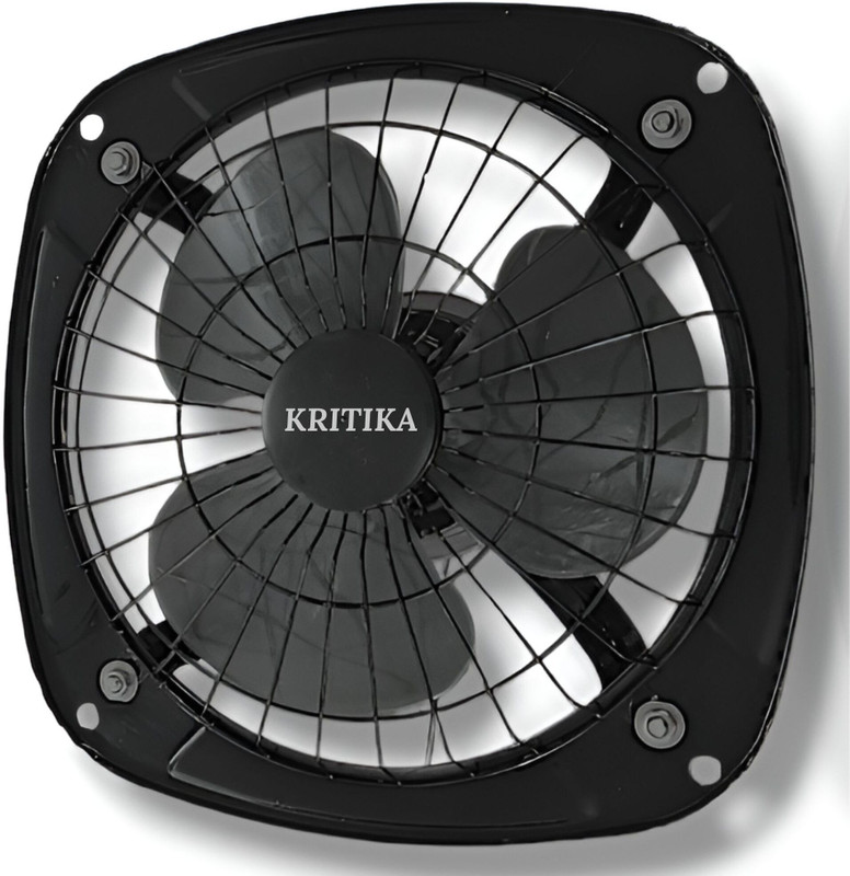 KRITIKA Thunder Exhaust Fan For Kitchen, Bathroom, Home & Industries 230 mm 230 mm Exhaust Fan(BLACK)