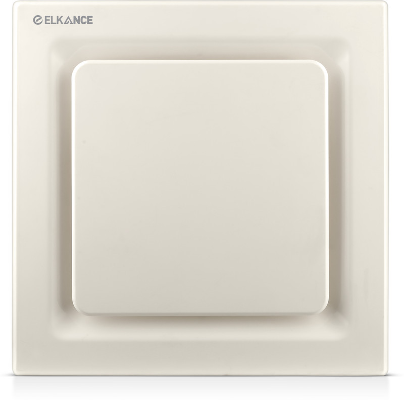ELKANCE Swirl Ceiling Ventilation Fan | 45W, 2000 RPM |False Ceiling, Bathroom, Kitchen 200 mm Exhaust Fan(White)