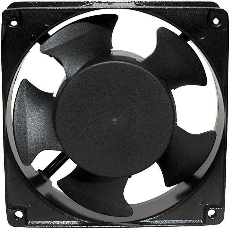 REGENTECOM Axial Cooling Blower Oval Shape Exhaust Rotary Fan 200 mm Exhaust Fan(Black)