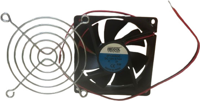 KSS 3inch cooling fan 80 mm Exhaust Fan(Black)