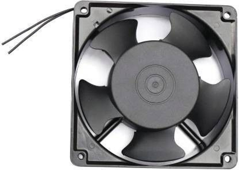 REGENTECOM Axial Cooling Blower Exhaust Fan 220V AC 4.75" ~ 120mm 120 mm Exhaust Fan(Black)