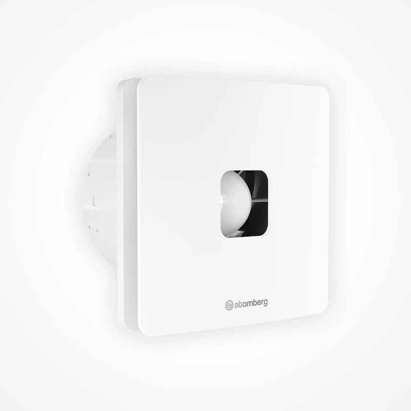 Atomberg Studio+ Exhaust 6 Inch6.8WLow NoiseEasy to CleanInstallation-Round Cut 153mm 150 mm Exhaust Fan(Gloss White)