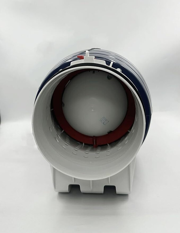 ASTBERG ADD-150P (150mm/6) (530 cmh) Silent Mix Flow/Inline Duct Fan/Duct Exhaust 150 mm Exhaust Fan(BLUE)