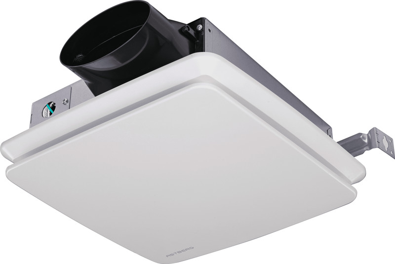 ASTBERG Ceiling Mounted Square Grill Cassette Roof Exhaust Inline Fan 100 mm Exhaust Fan(White,Black)