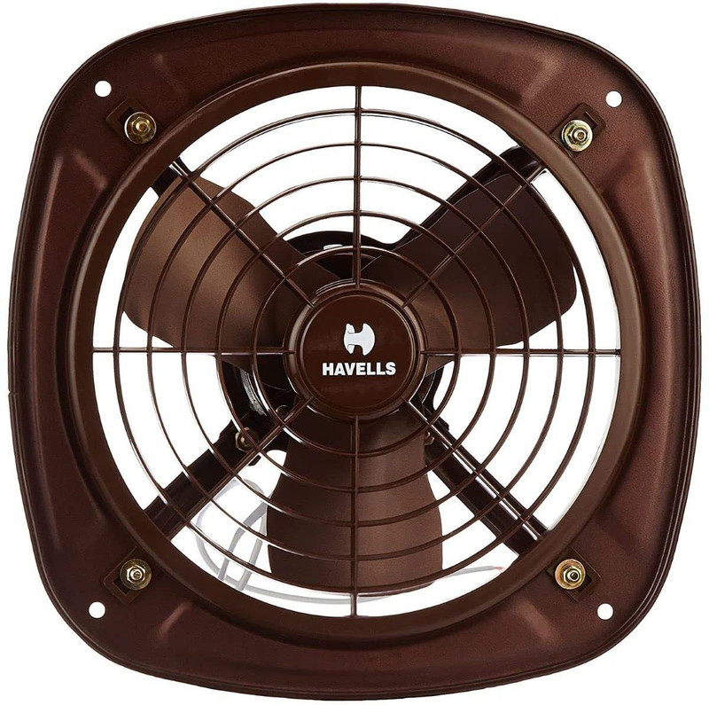 HAVELLS Ventil Air DSP|Strong Air Suction|Rust Proof Body and Dust Protection Shutters 230 mm Exhaust Fan(CHOCO)