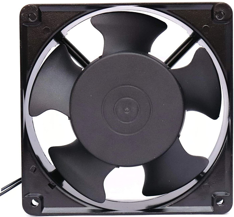 REGENTECOM AC AXAL FAN Cooling Blower Exhaust Rotary Fan High Speed202122 110 mm Exhaust Fan(BLACK)