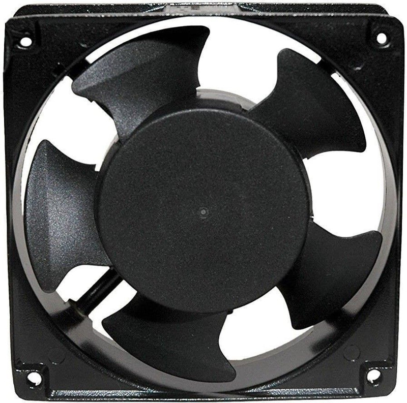 REGENTECOM AC (220-240v) Exhaust Fan Size (12 x 12 x 3.8 cm) 120 mm Exhaust Fan(Black)