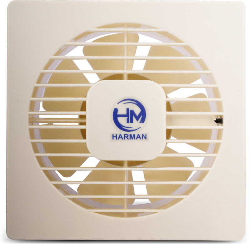 HARMAN INDUSTRIES EURO-6 AXAIL VENTILATION FAN/ 6INCH (150MM) IVORY 150 mm Exhaust Fan(White)