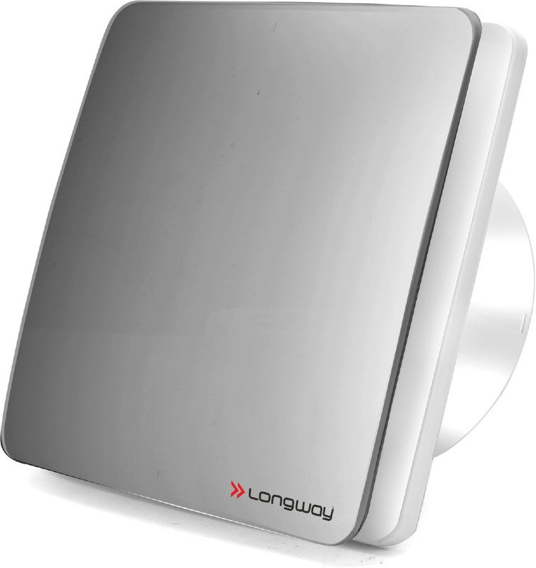 Longway FreshX 6 inch Energy Efficient with Powerful Motor For Kitchen & Bathroom 150 mm Exhaust Fan(Silver)