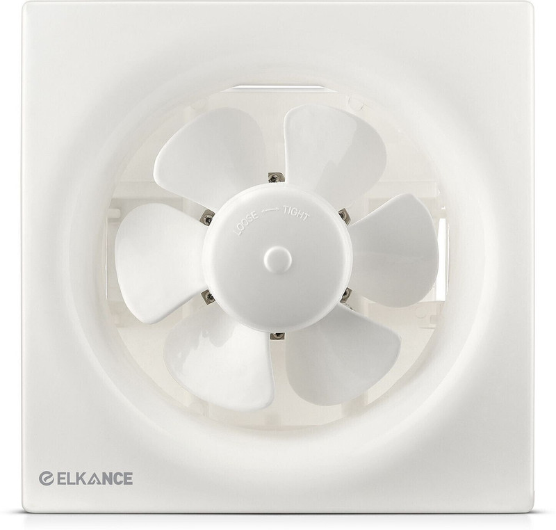 ELKANCE Breezy ( 8 Inch ) High-Speed Ventilation Fan | PPCP Body 200 mm Exhaust Fan(White)