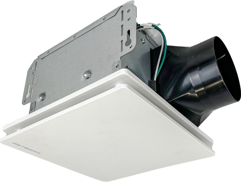 ASTBERG MR SLIM ASE1003 Heavy Duty Ceiling Mounted Exhaust Fan Metal (100mm/4") (200CMH) 100 mm Exhaust Fan(White)