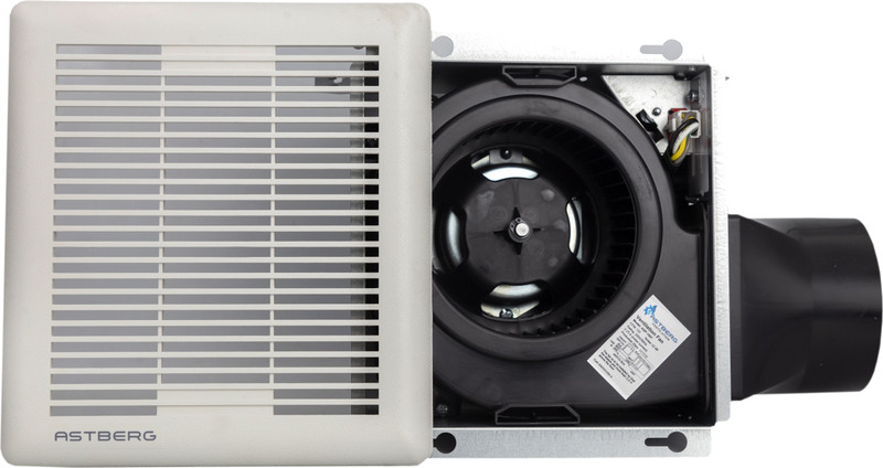 ASTBERG Heavy Duty Ceiling Mounted Exhaut Metal ASP1001 /Ceiling Exhaust 100 mm Exhaust Fan(WHITE)