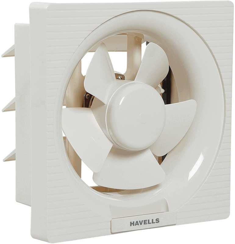 HAVELLS Ventil Air DX|Strong Air Suction|Rust Proof Body and Dust Protection Shutters 200 mm Exhaust Fan(OFF WHITE)