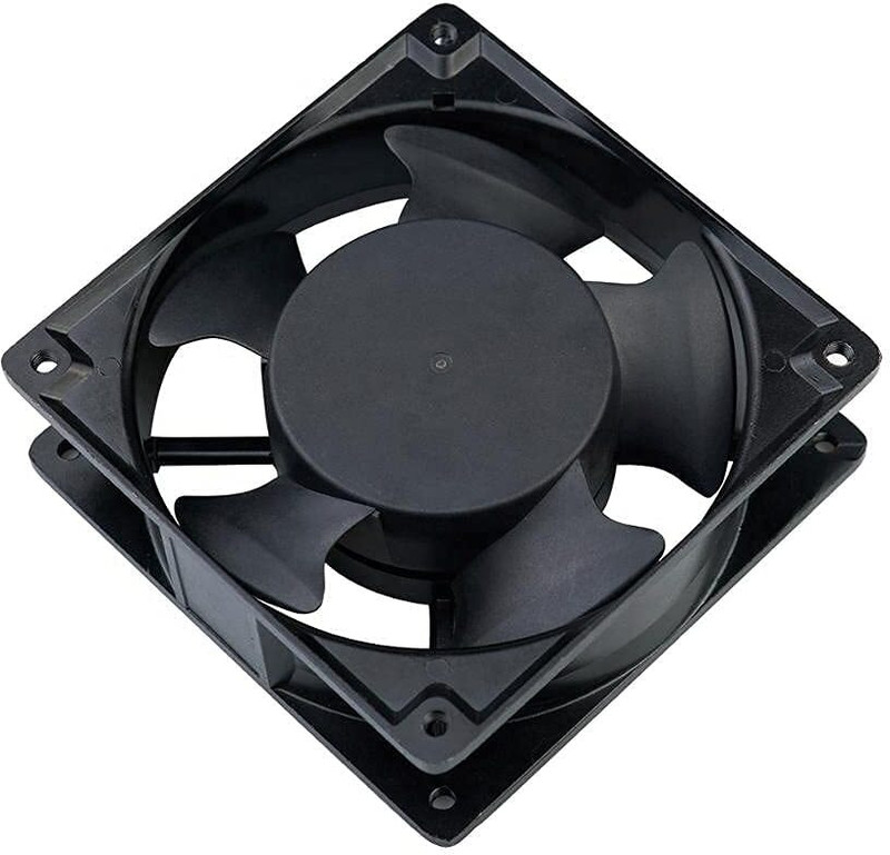 Sonii AC Axial Cooling Blower Exhaust Rotary Fan, for The Room,Office Kitchen,Black-Small Size Approx 4 inch 120 mm Exhaust Fan(Black)