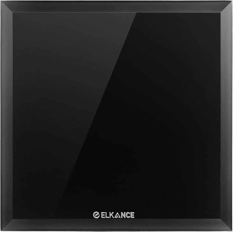 ELKANCE Canon Metal ( 6 Inch ) Axial | BLDC | SS Steel Panel 150 mm Exhaust Fan(Black)